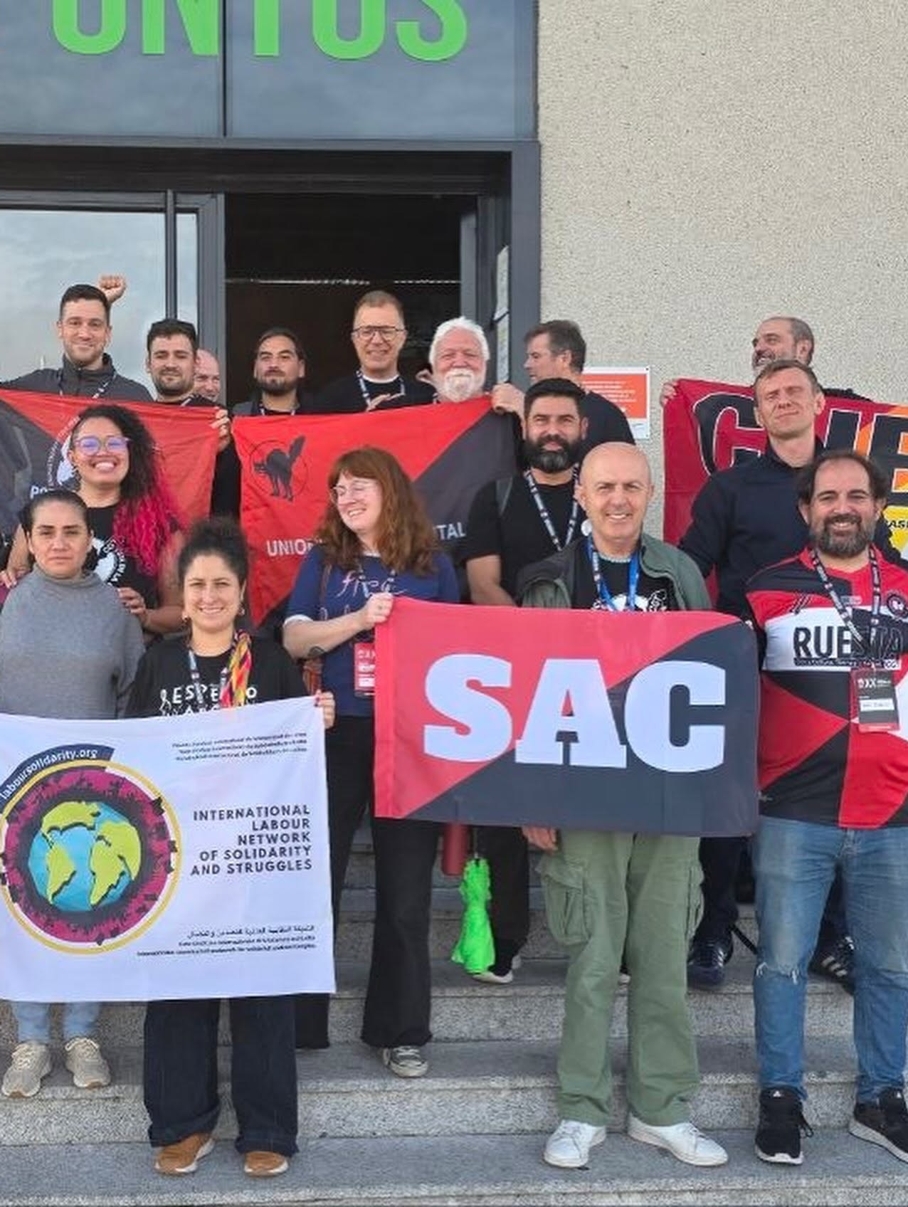 Saluto dell’U.S.I. al XX° congresso della CGT